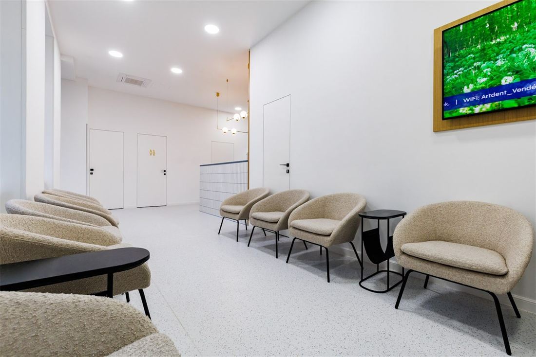 Wartezone der Klinik
