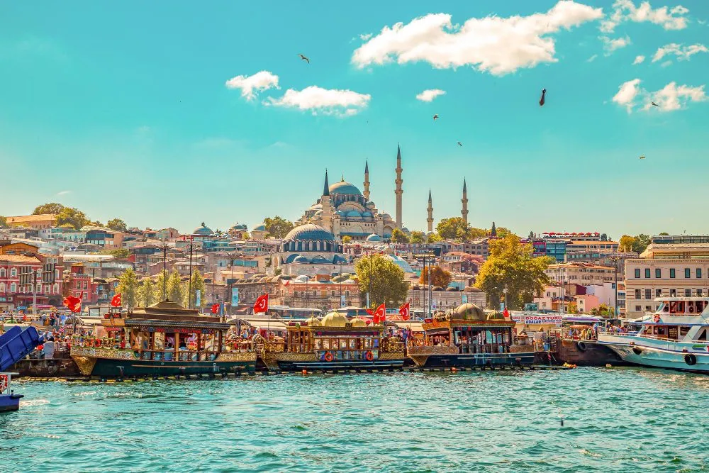 Istanbul — Blick auf die Süleymaniye-Moschee