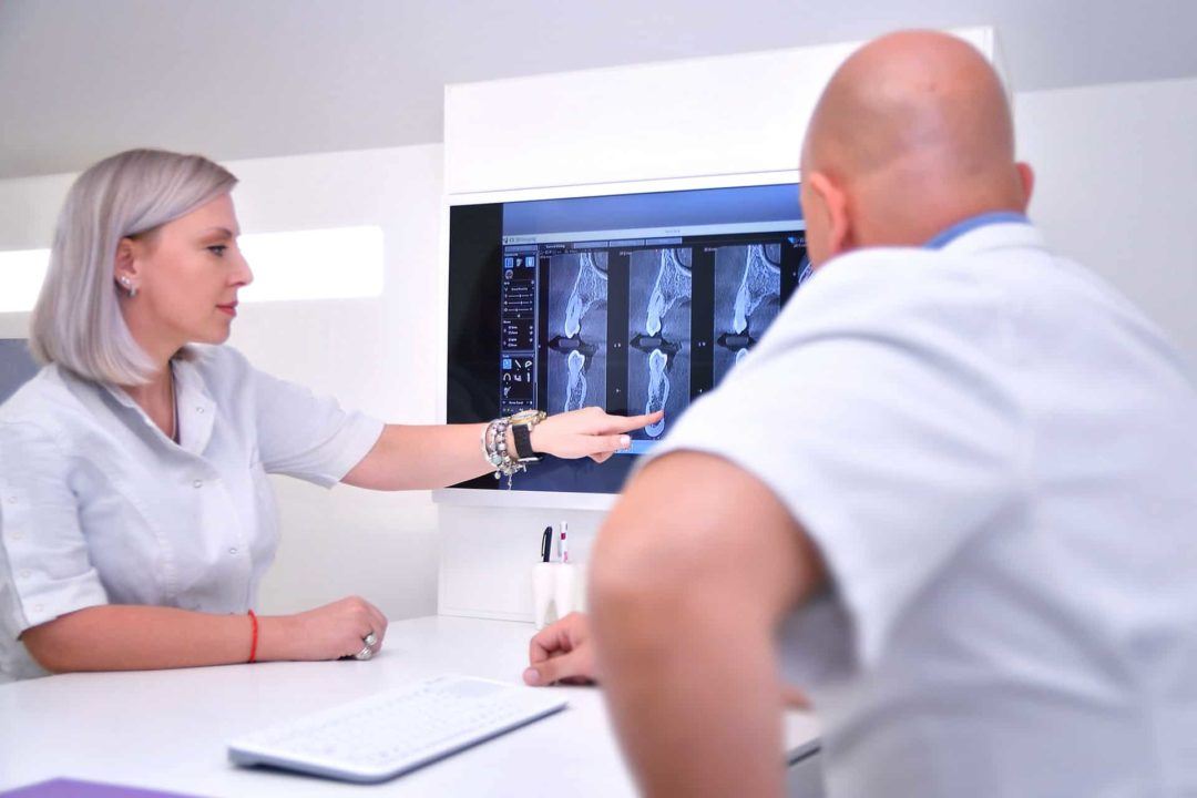 Diagnostik am Röntgenbildschirm